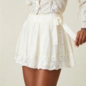 Matera Mini Skirt LoveShackFancy